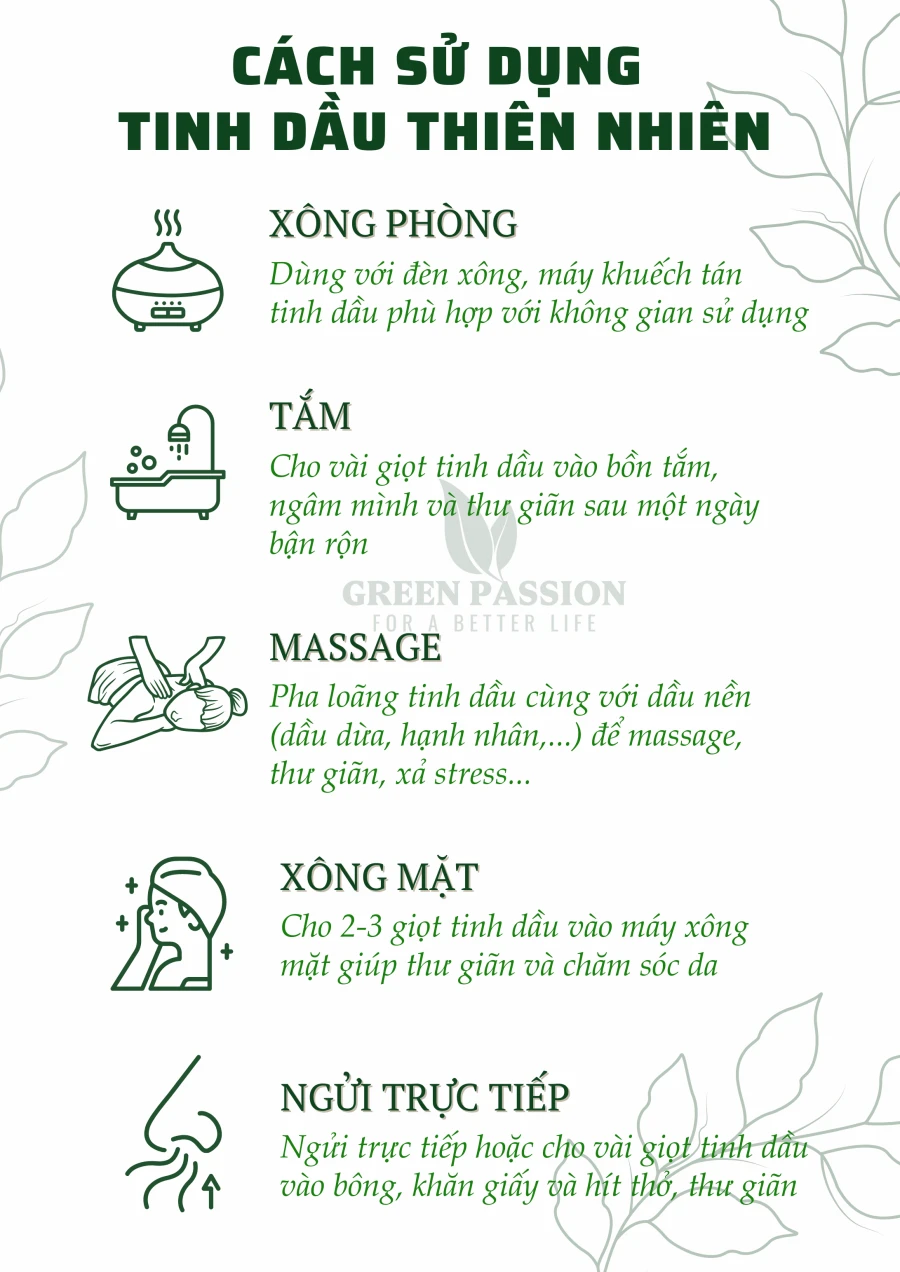 Tinh Dầu Vườn Hoa Cỏ