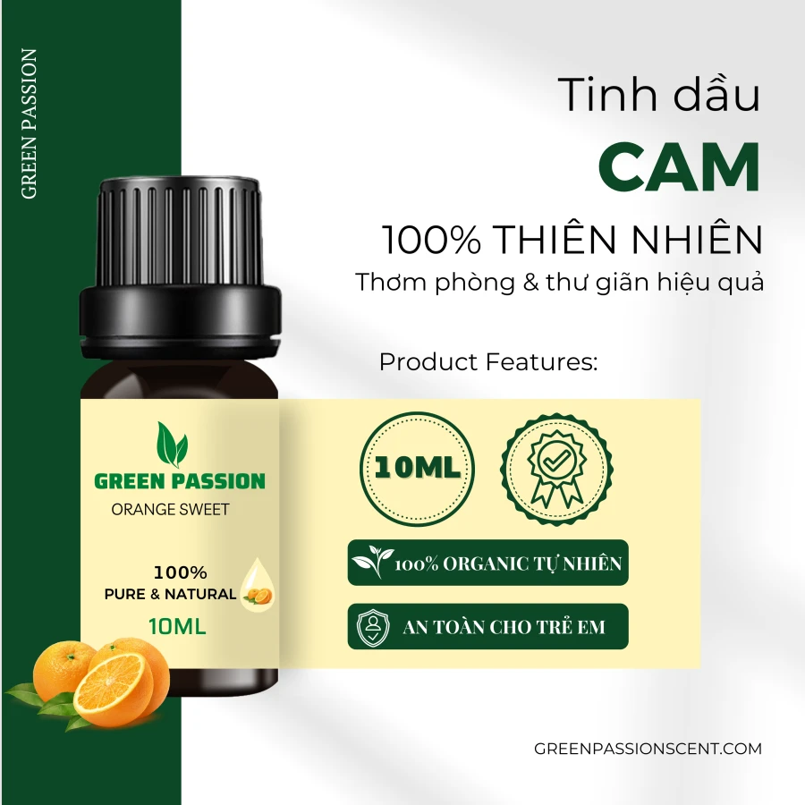 Tinh Dầu Cam