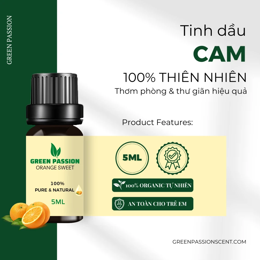 Tinh Dầu Cam