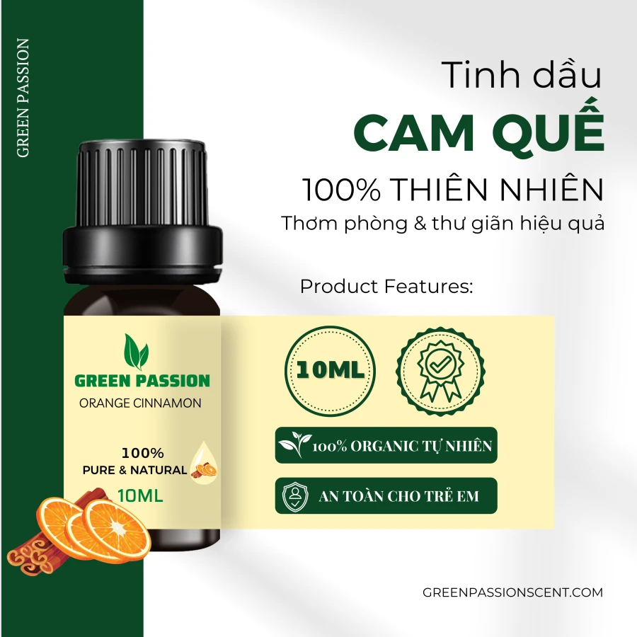 Tinh Dầu Cam Quế