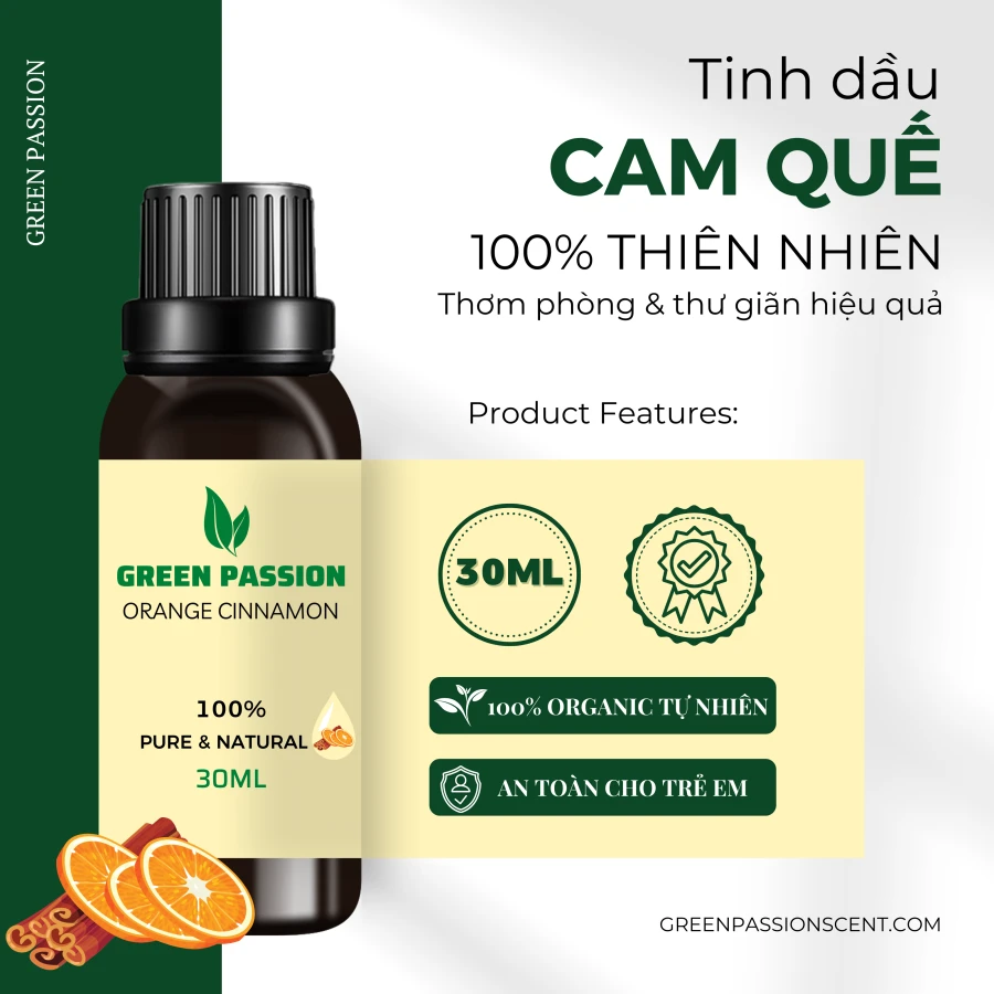 Tinh Dầu Cam Quế