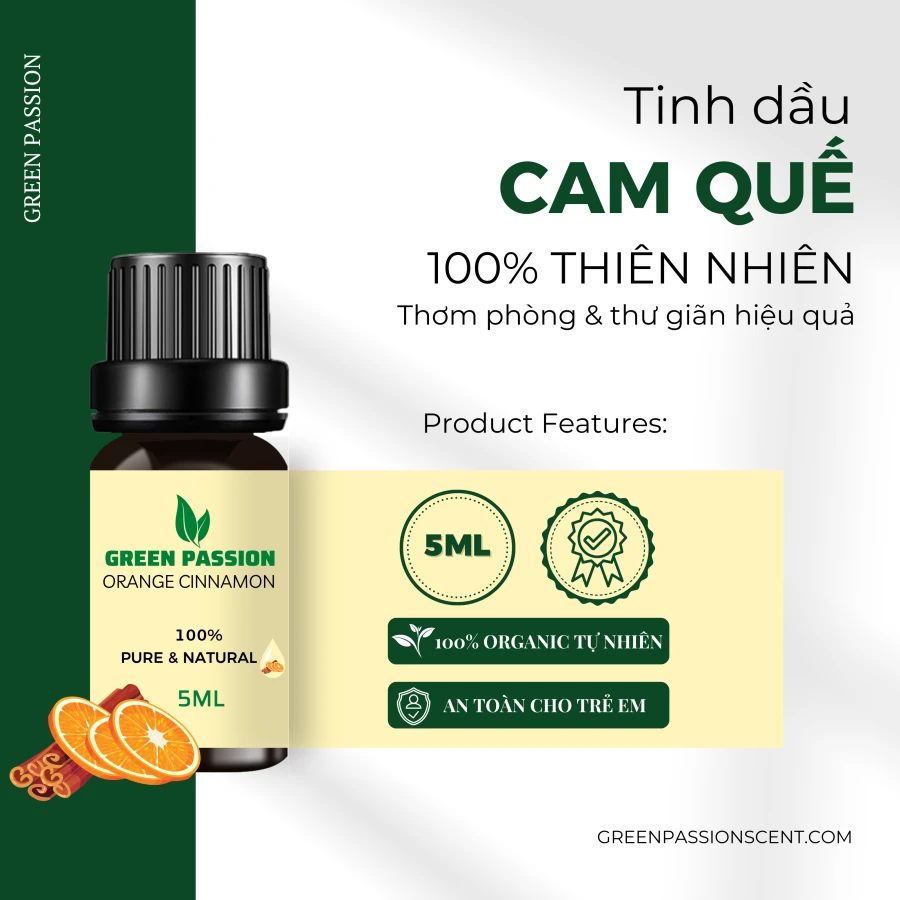 Tinh Dầu Cam Quế