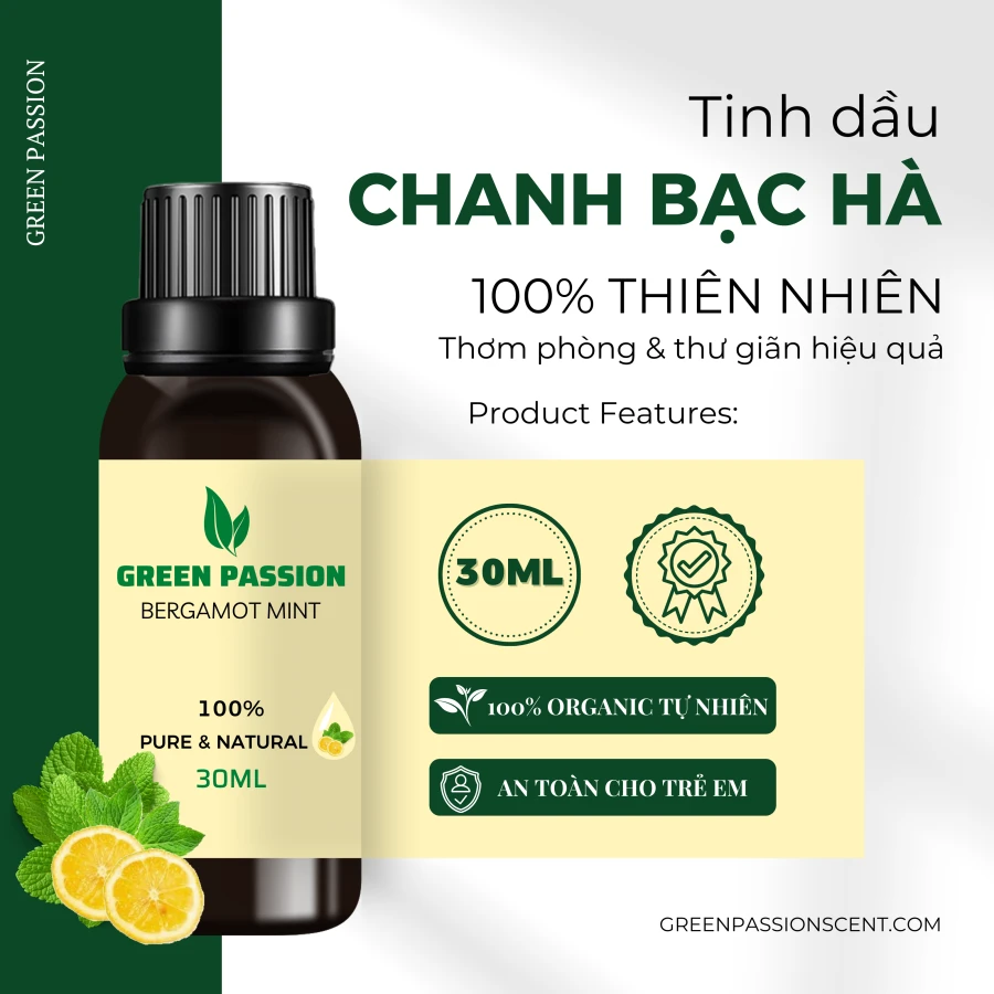 Tinh Dầu Chanh Bạc Hà