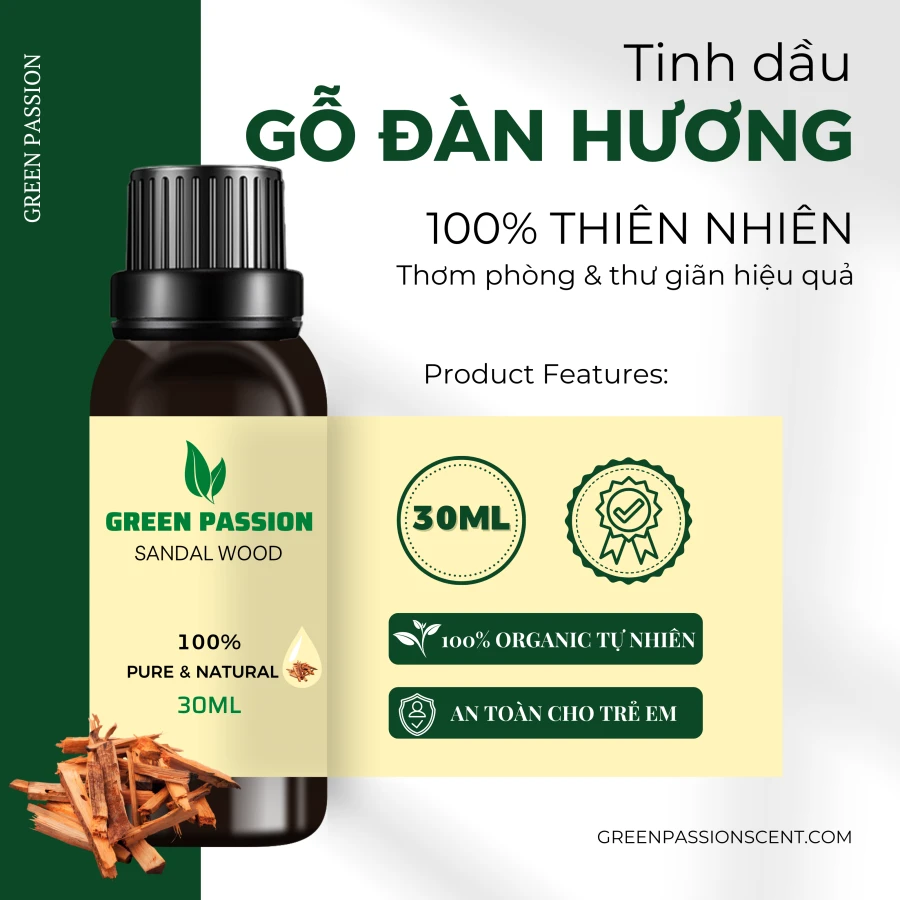 Tinh Dầu Gỗ Đàn Hương