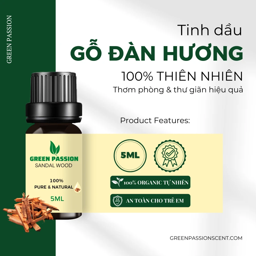 Tinh Dầu Gỗ Đàn Hương