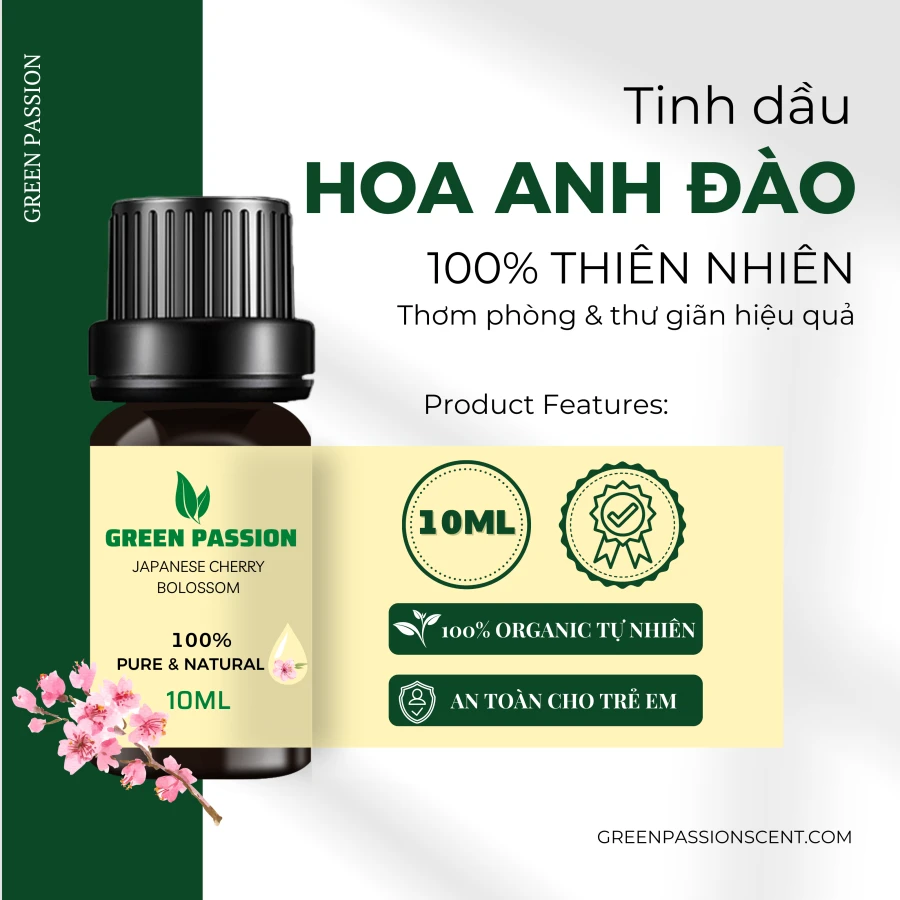 Tinh Dầu Hoa Anh Đào