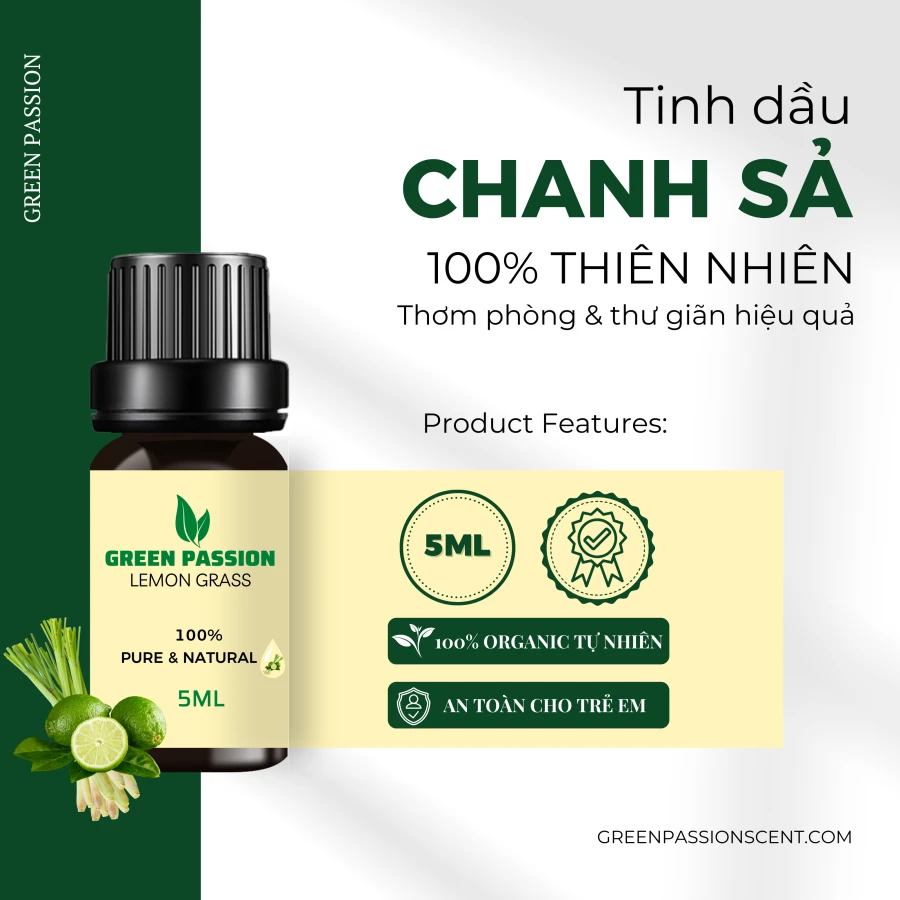 Tinh Dầu Chanh Sả