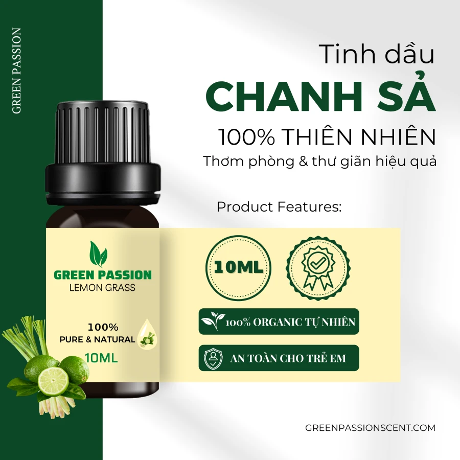 Tinh Dầu Chanh Sả