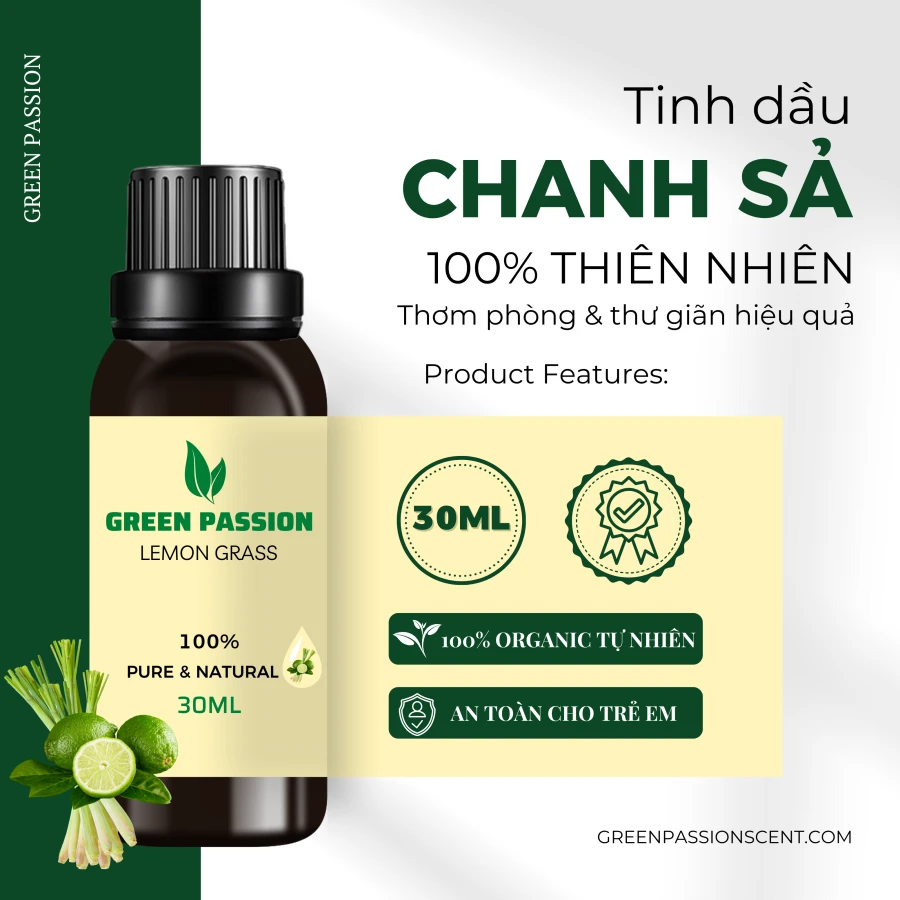 Tinh Dầu Chanh Sả