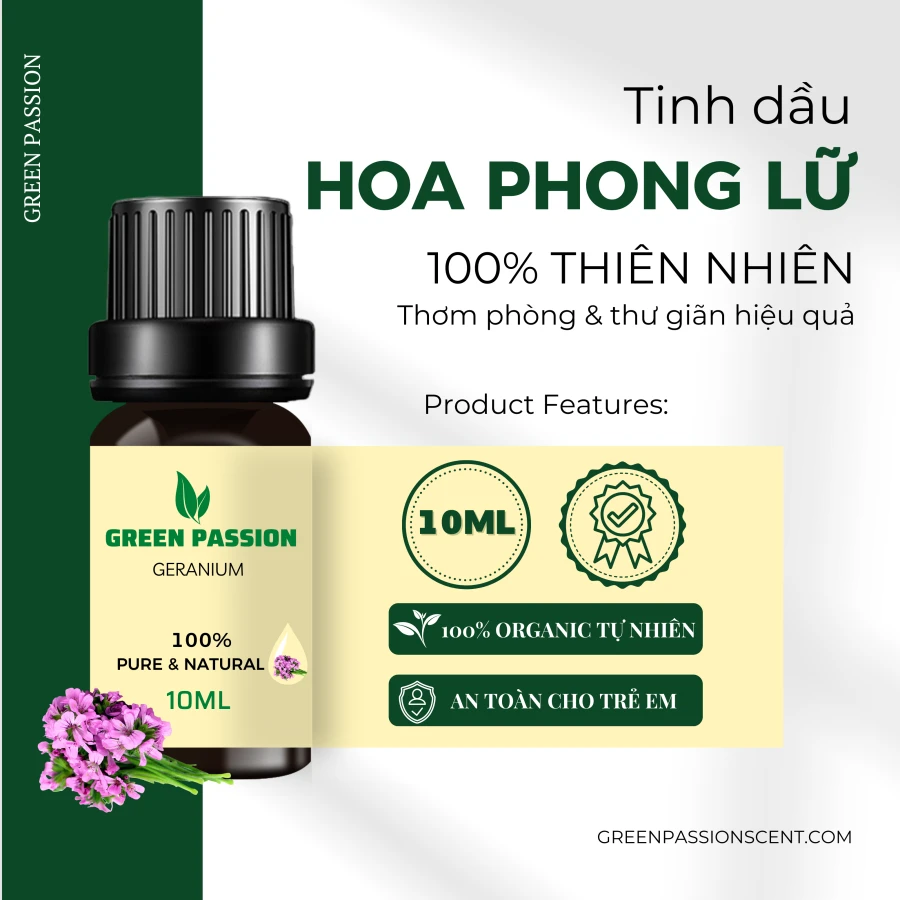 Tinh Dầu Hoa Phong Lữ