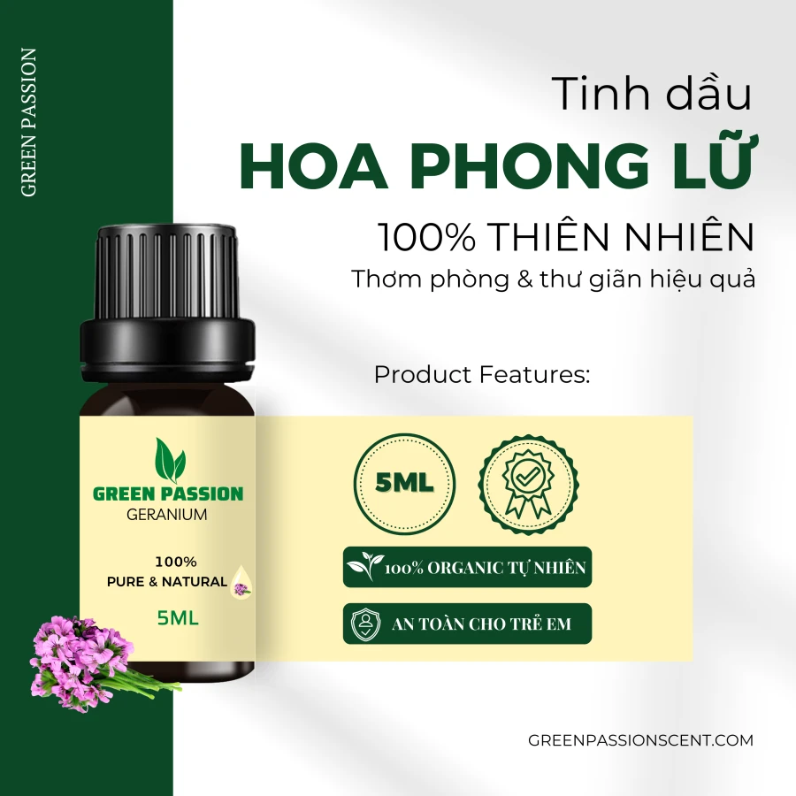 Tinh Dầu Hoa Phong Lữ