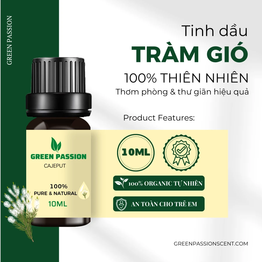 Tinh dầu Tràm Gió