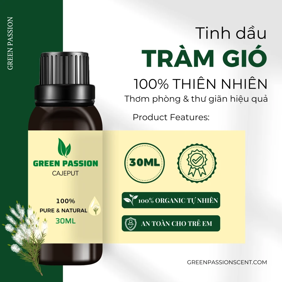 Tinh dầu Tràm Gió