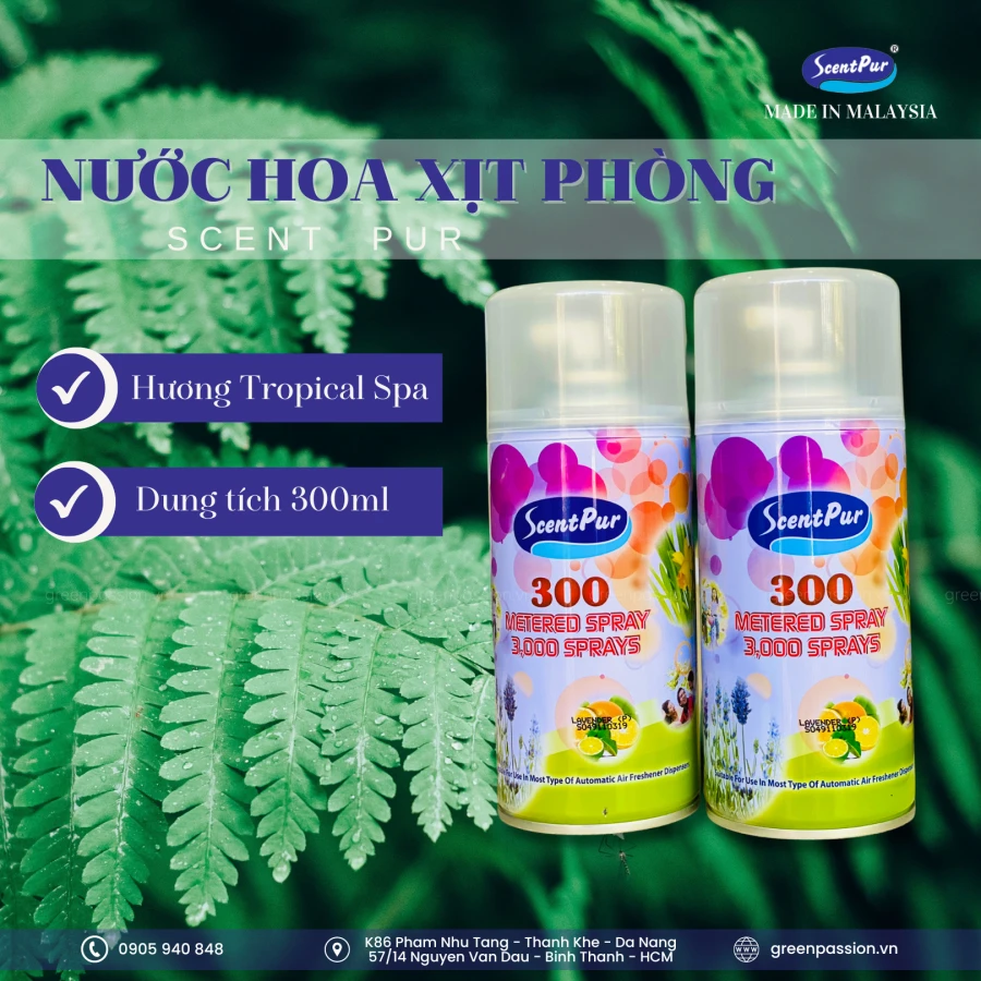 Bình xịt phòng ScentPur 300ml