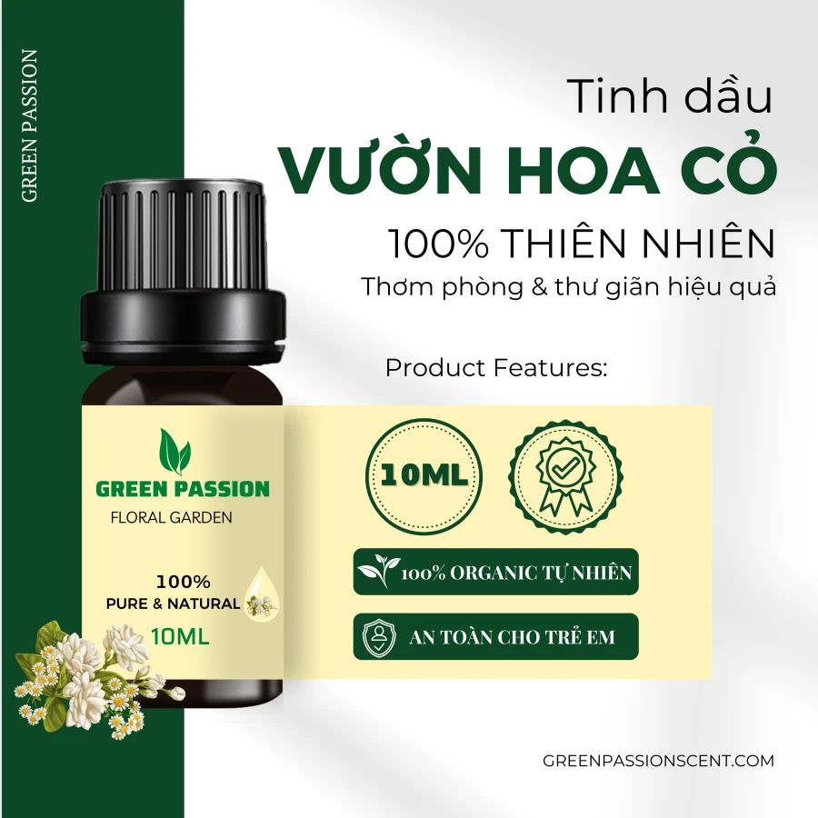 Tinh Dầu Vườn Hoa Cỏ