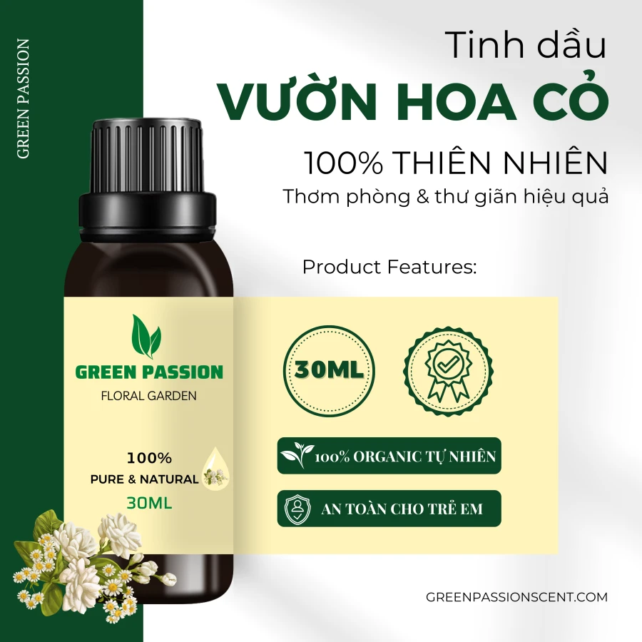 Tinh Dầu Vườn Hoa Cỏ