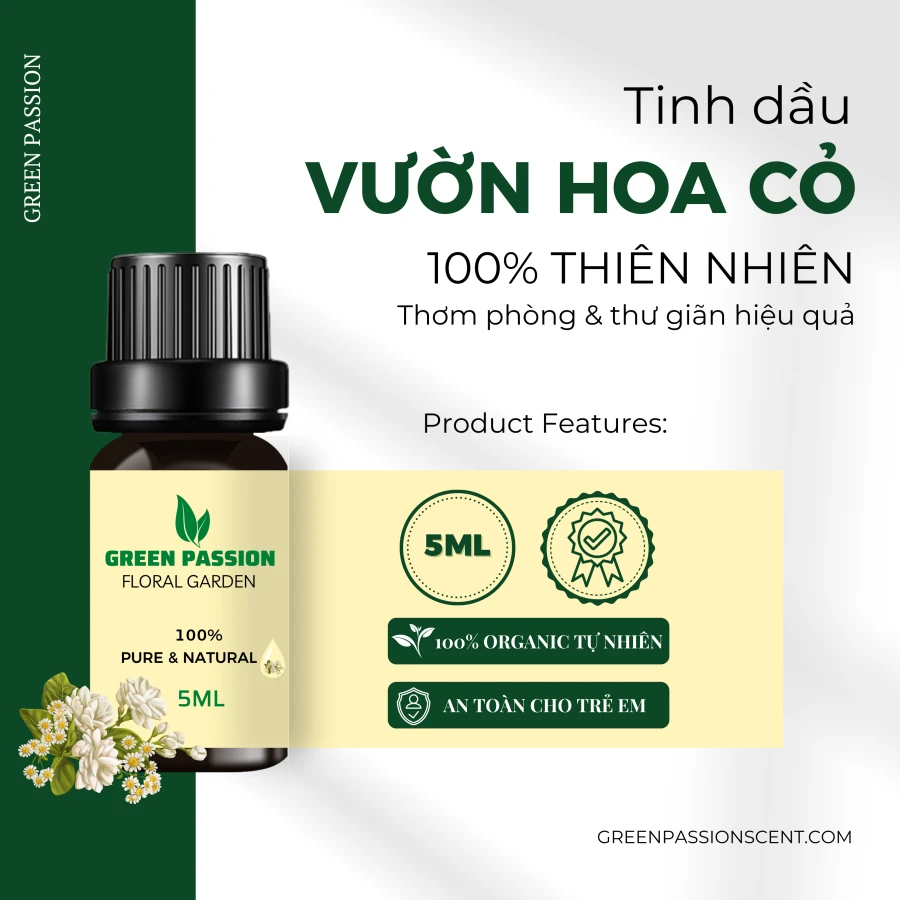 Tinh Dầu Vườn Hoa Cỏ